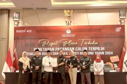 KPU Belitung tetapkan pasangan Djoni Alamsyah-Syamsir pemenang Pilkada 2024