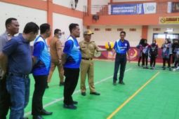 Pj Bupati Sanggau Buka Turnamen Bola Voli Pasak Cup