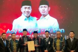 KPU resmi tetapkan paslon Ady-Irfan sebagai Bupati dan Wakil Bupati Bima terpilih