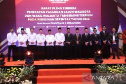 Sachrudin-Maryono ditetapkan jadi Wali Kota-Wakil Wali Kota Tangerang
