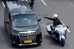 Korlantas: Petugas patwal mobil RI 36 tunjuk sopir taksi sudah ditindaklanjuti