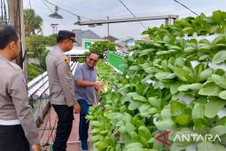 Polisi Sidoarjo apresiasi program ketahanan pangan Kampung Edukasi Sampah