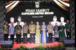 Polres Bekasi menggelar acara pisah sambut Kapolres