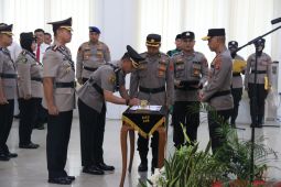Kapolda Babel pimpin sertijab tiga pejabat utama