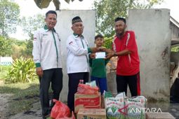 Baznas Belitung salurkan bantuan untuk korban musibah kebakaran