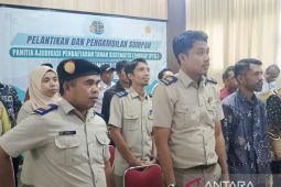 BPN Mubar lanitk panitia Ajudikasi Program PTSL 1.500 bidang tanah Tahun 2025