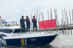 Pagar laut di perairan Bekasi disegel KKP