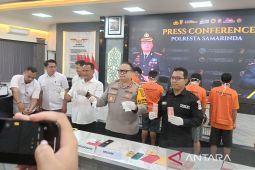 Polresta Samarinda  bongkar jaringan narkoba lintas provinsi