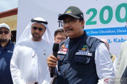Mensos serahkan 200 rumah pada penyintas gempa Cianjur