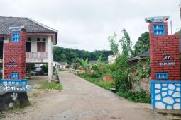 PT Timah bangun gapura promosikan Kampung Wisata Tanjung Pakdan