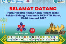 Unila sambut Forum Wakil Rektor Bidang Akademik BKS-PTN Barat