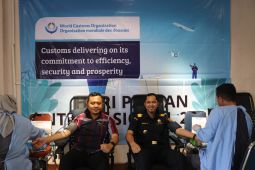 Bea Cukai Pangkalpinang gelar donor darah peringati Hari Pabean Internasional