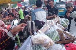 Harga bahan pokok di Lebak turun antara Rp100- Rp4.000 per kg