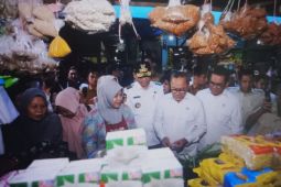 Dua menteri meninjau harga pangan di Makassar