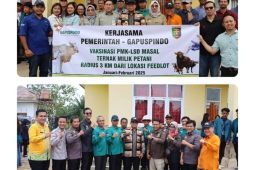 Pj Sekda Lampung Tengah hadiri kegiatan vaksinasi PMK