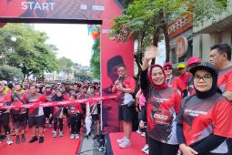 Hasto ikuti Soekarno Run di Kota Surabaya
