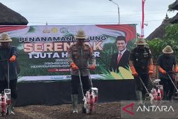Polda Bali tanam jagung di Badung dukung swasembada pangan