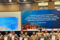 Polda Sumsel-Pertamina teken kerja sama pembelian BBM Rp74 miliar