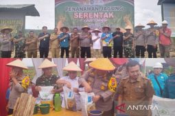 Polres Palas ikuti gerakan tanam jagung 1 juta hektar serentak nasional