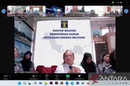 Kakanwil Kemenkum Babel ikuti penguatan pengelolaan media sosial Kementerian Hukum