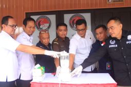Polres Tabalong musnahkan 46,23 gram sabu