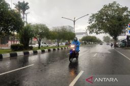 BMKG prakirakan hujan guyur mayoritas kota besar Indonesia pada Sabtu, Pangkalpinang hujan ringan