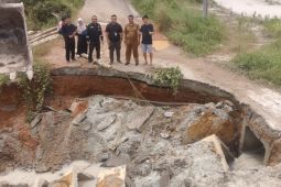 Jembatan Desa Sekar dan Telak Parit Tiga rusak parah bahayakan keselamatan warga