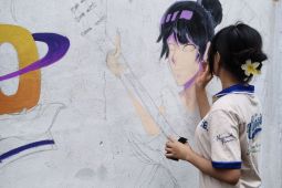 Lomba mural SMAN 10 Pontianak