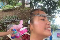 Viral! MUA cilik buka jasa makeup "seikhlasnya" di bawah pohon, pukau warganet dengan bakat luar biasa