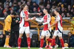 Riccardo Calafiori antar Arsenal taklukkan Wolves 1-0