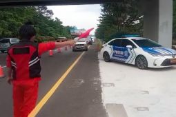 Contraflow diberlakukan di Tol Jagorawi arah Jakarta atas diskresi Kepolisian