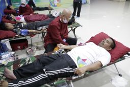 PLN UID Kalselteng gelar donor darah peringati Bulan K3 Nasional