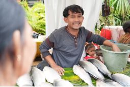 Puluhan pedagang ramaikan Festival Bandeng di Kebon Jeruk Jakarta Barat