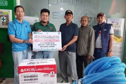 PT SMBR salurkan bantuan warga terdampak banjir Bandarlampung
