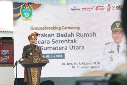 Pj Gubernur minta pemda percepat realisasi program tiga juga  rumah