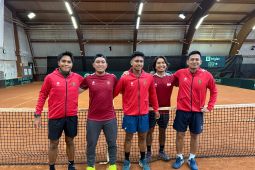 Piala Davis - Tim Indonesia adaptasi lapangan dan cuaca di Slovenia