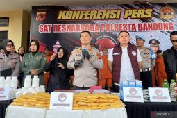 Polresta Bandung amankan 1,9 juta butir obat keras selama operasi dua pekan