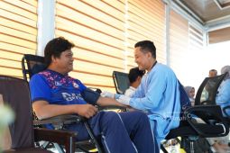 PT DAK-PMI Pangkalpinang gelar donor darah tingkat stok darah