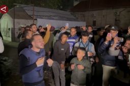 Warga gaza rayakan berita gencatan senjata