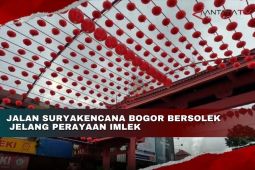 Jalan Suryakencana Bogor bersolek jelang perayaan Imlek