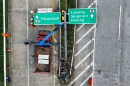 Pasca kecelakaan di tol Purwodadi Pasuruan