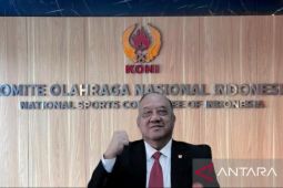 Ketum KONI Marciano membuka rakernas 4 federasi nasional Pordasi