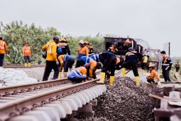 KAI target pulihkan jalur terdampak banjir Grobogan tuntas 5 Februari