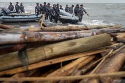 TNI AL sudah bongkar pagar laut sejauh 20 kilometer