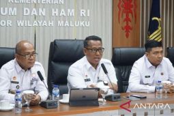 Kanwil Kemenkum Maluku harmonisasi produk hukum KI ke kabupaten/kota