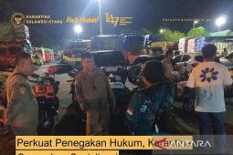 Karantina memperkuat penegakan hukum di Sulawesi Utara