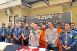 Pencurian motor di Cimahi: Polisi ringkus sembilan pelaku dan 12  motor diselamatkan