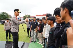 Polda Babel deklarasi pembubaran geng motor, Kapolda: Selamatkan generasi muda untuk wujudkan Indonesia Emas 2045
