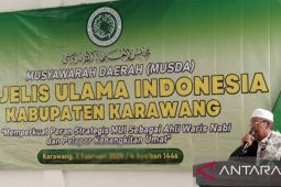 Kiai Tajuddin kembali terpilih secara aklamasi sebagai Ketua MUI Karawang