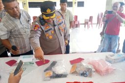 Polres Beltim bekuk empat diduga pengedar narkoba di awal tahun ini